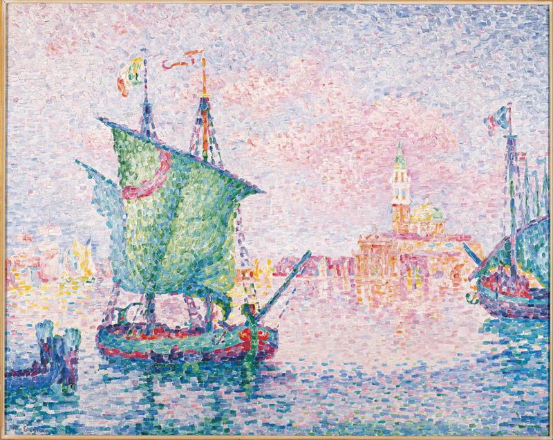 Paul Signac (1863-1935)-Venice, The Pink Cloud, 1909
