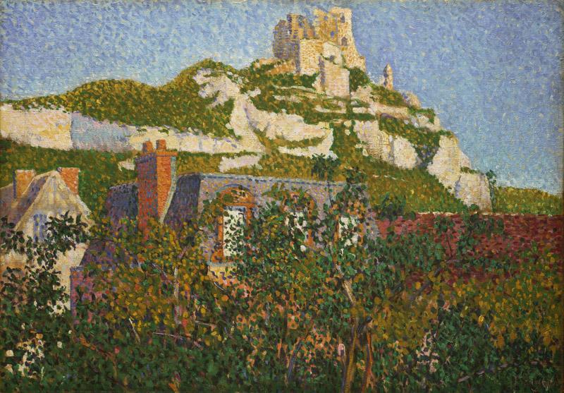 Paul Signac - Les Andelys, Chateau Gaillard, 1886