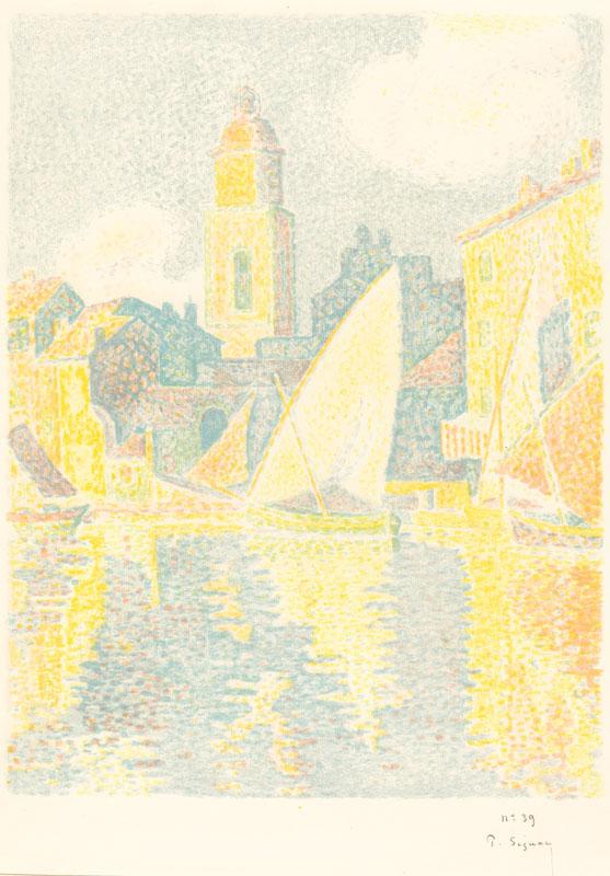 Paul Signac St. Tropez The Port (Saint-Tropez Le port) 1897-1898
