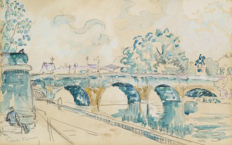 Paul Signac-Paris. Le Pont Neuf