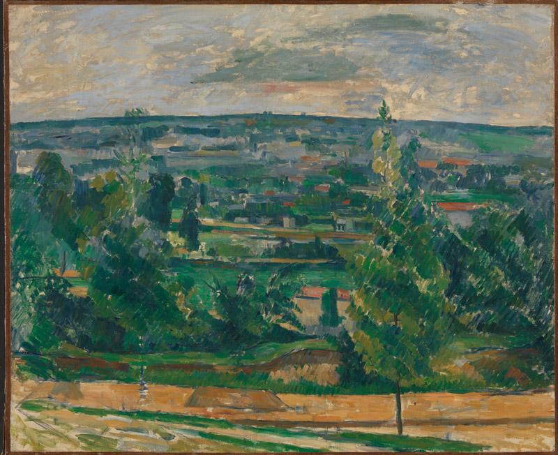 Paul Cezanne - Landscape from Jas de Bouffan