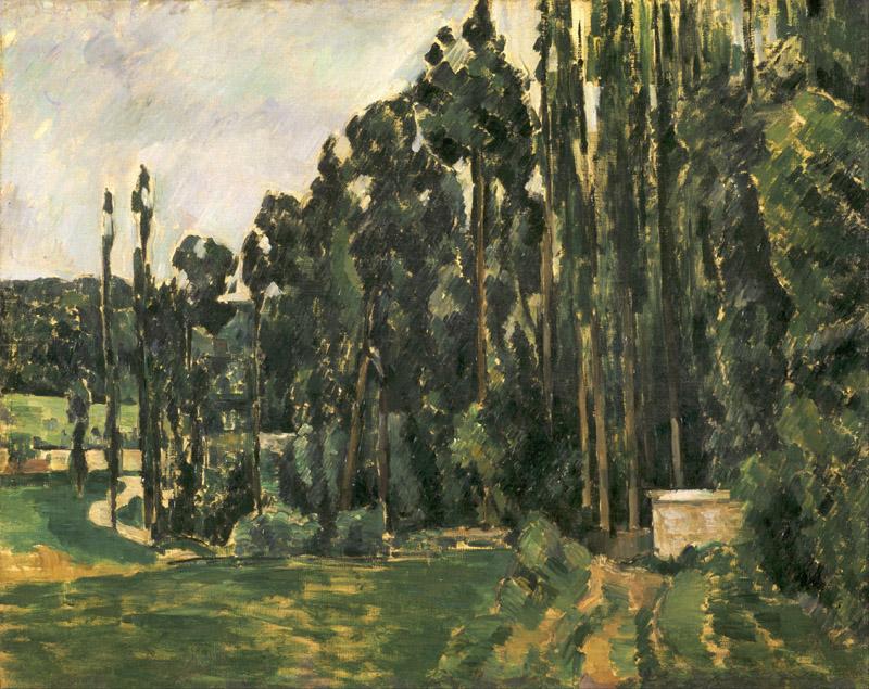 Paul Cezanne - Poplars