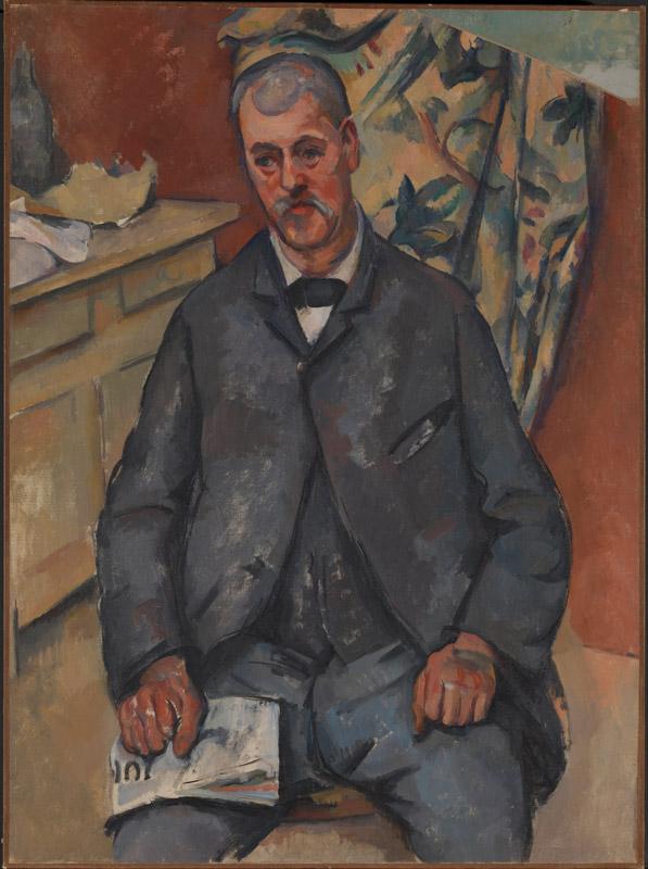 Paul Cezanne - Seated Man