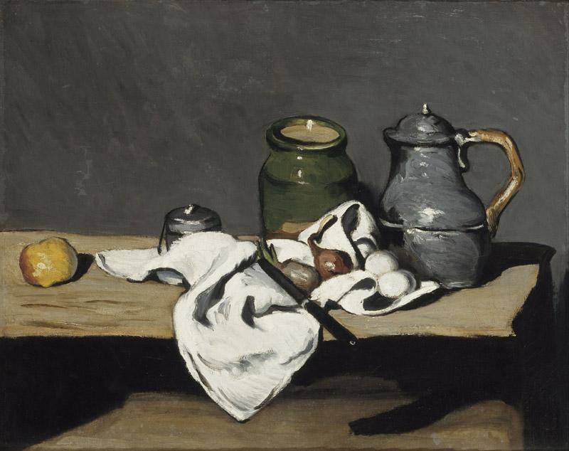 Paul Cezanne - Still life with kettle