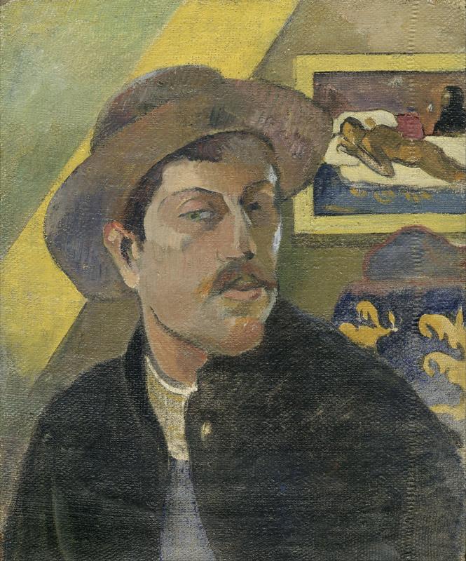 Paul Gauguin - Self-portrait with a hat