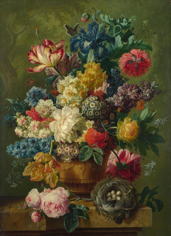 Paulus Theodorus van Brussel - Flowers in a Vase (1)