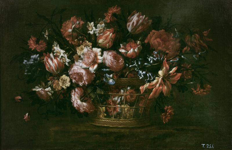 Perez, Bartolome-Canasto de flores-54 cm x 83 cm