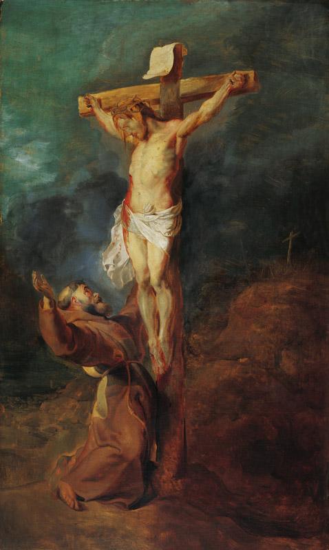 Peter Paul Rubens - St. Francis of Assisi before the Crucified Christ, 1625