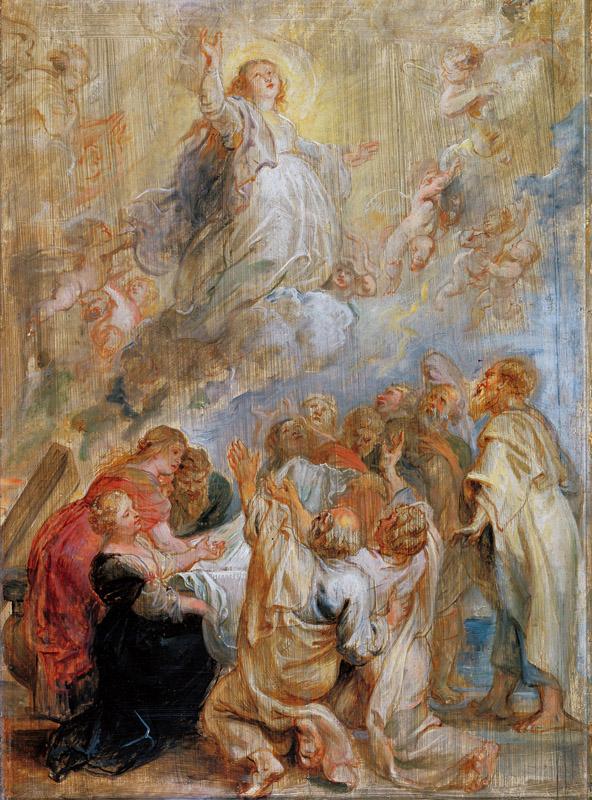 Peter Paul Rubens - The Assumption of the Virgin, modello, 1637
