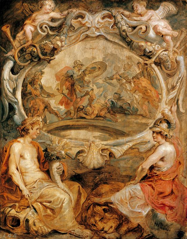 Peter Paul Rubens - The Victory of Henry IV at Coutras, 1628