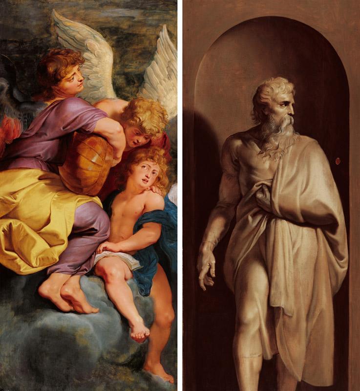 Peter Paul Rubens - Three Music-Making Angels, on the reverse side of St Joachim, 1615-1620