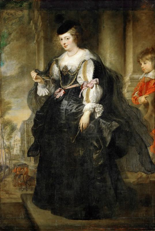 Peter Paul Rubens -- Helene Fourment with Carriage