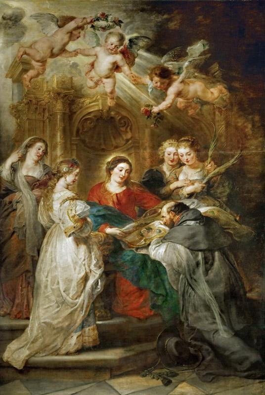 Peter Paul Rubens -- Ildefonso Altarpiece