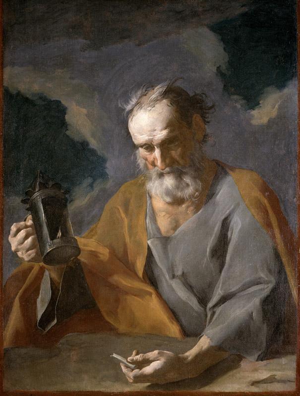 Petrini, Giuseppe Antonio-Diogenes-98 cm x 75,5 cm