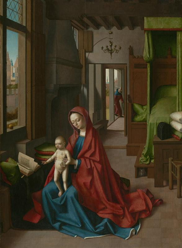 Petrus Christus - Virgin and Child in a Domestic Interior, ca.1460-1467