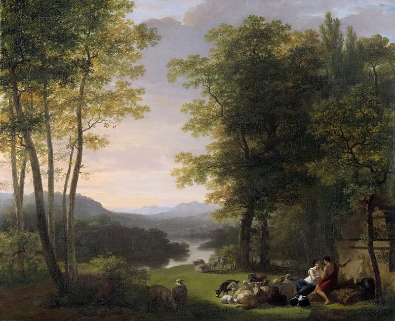 Pieneman, Jan Willem -- Arcadisch landschap, 1813