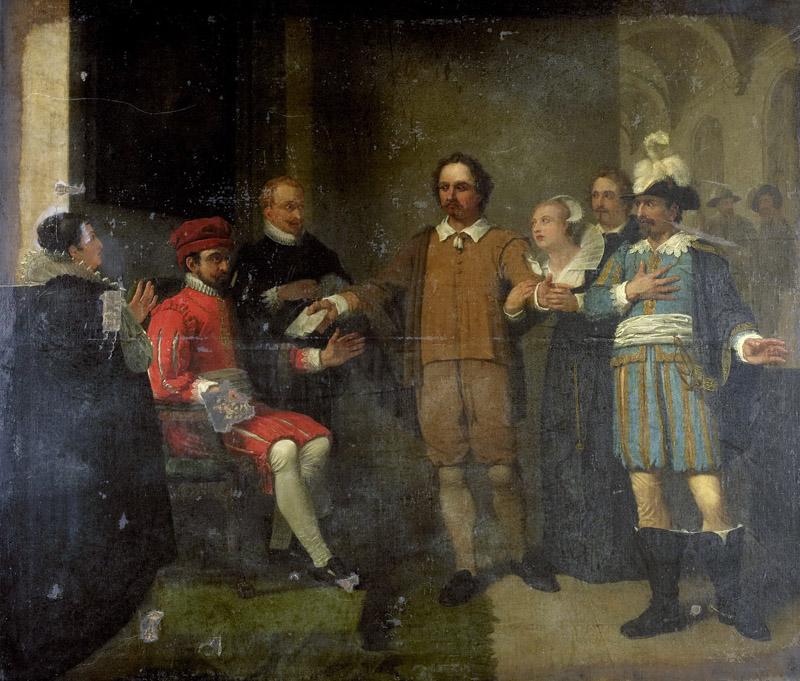 Pieneman, Jan Willem -- Jacob Simonsz de Rijk bewerkstelligt bij de Spaanse gouverneur-generaal Requesens de vrijlating van Marnix van Sint Aldegonde, 1805-1808