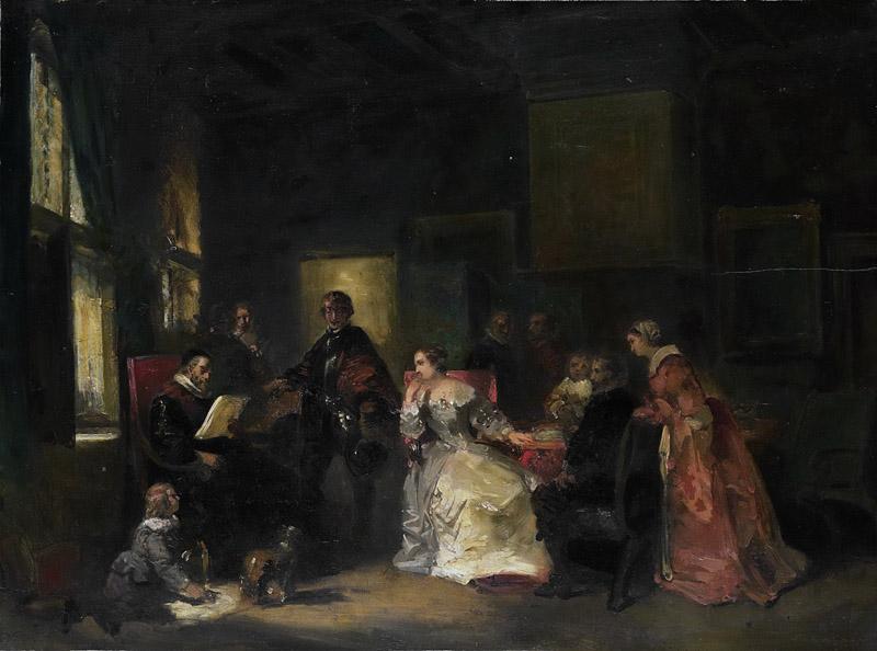 Pieneman, Nicolaas -- Historische scene met Willem de Zwijger, 1830 - 1860