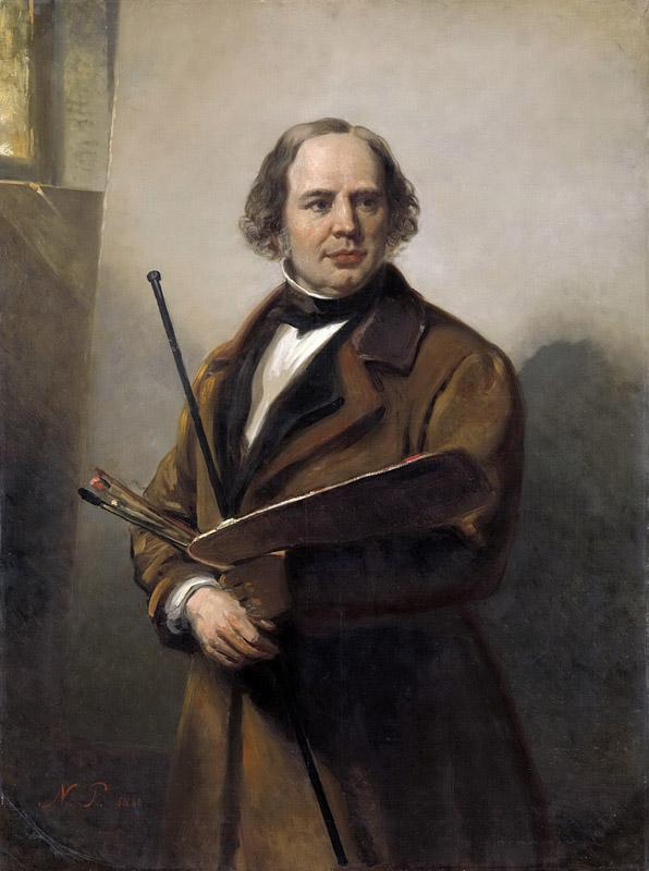 Pieneman, Nicolaas -- Jan Willem Pieneman (1779-1853). Schilder, vader van Nicolaas Pieneman, 1860