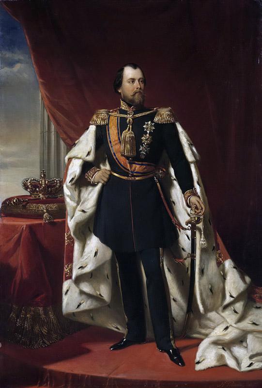 Pieneman, Nicolaas -- Willem III (1817-90), koning der Nederlanden, 1856