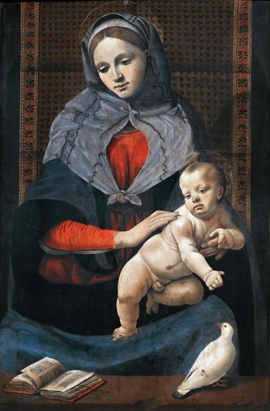 Piero di Cosimo (1462-1521) -- Madonna and Child