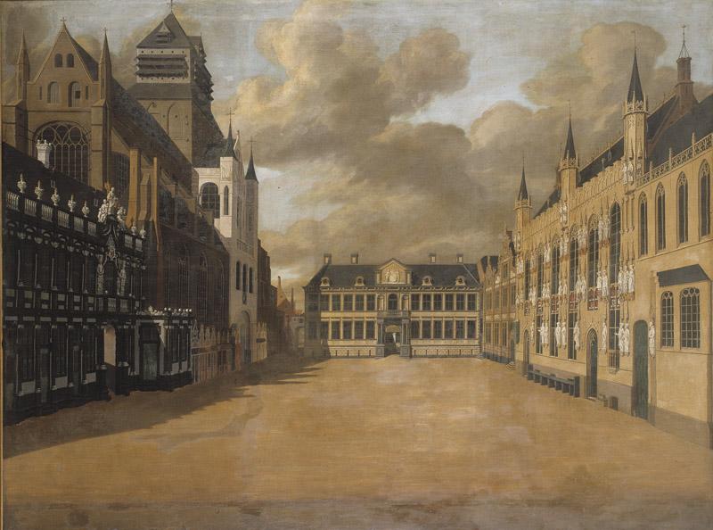 Pierre Francois Ledoulx - the Bourge-place in Bruges