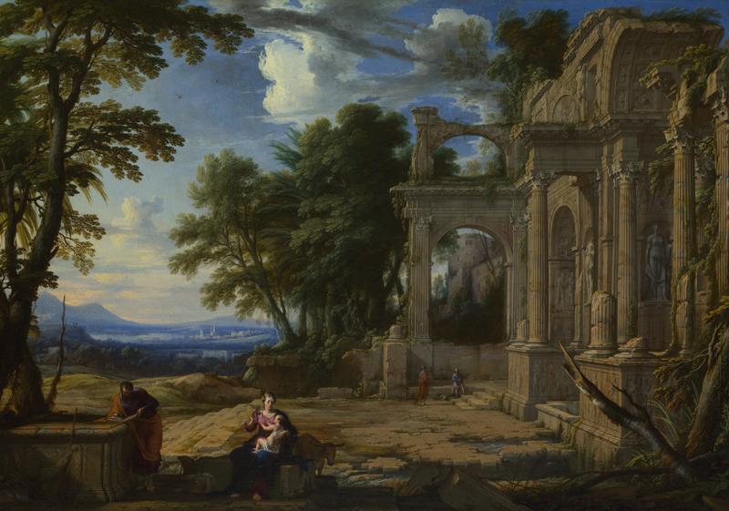 Pierre Patel - Landscape with the Rest on the Flight into Egypt