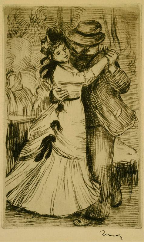 Pierre-Auguste Renoir (1841-1919)-The Dance in the Country