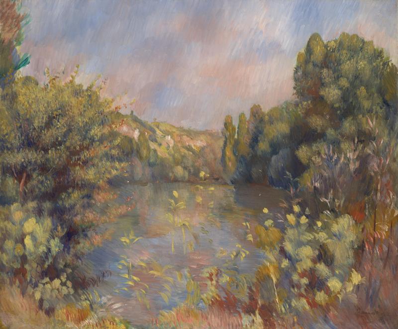 Pierre-Auguste Renoir - Lakeside Landscape
