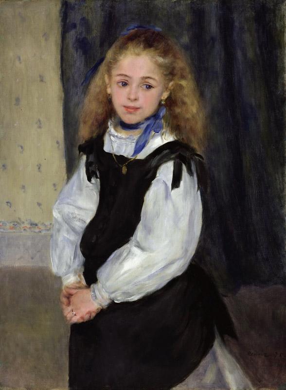 Pierre-Auguste Renoir, French, 1841-1919 -- Portrait of Mademoiselle Legrand