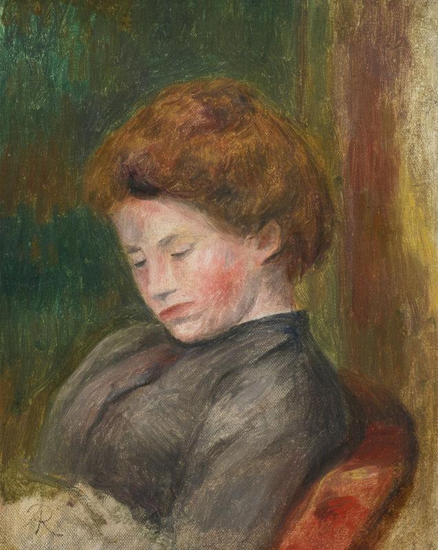 Pierre-Auguste Renoir-BUSTE DE FEMME