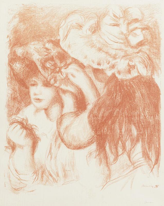 Pierre-Auguste Renoir-LE CHAPEAU EPINGLE, 1ERE PLANCHE