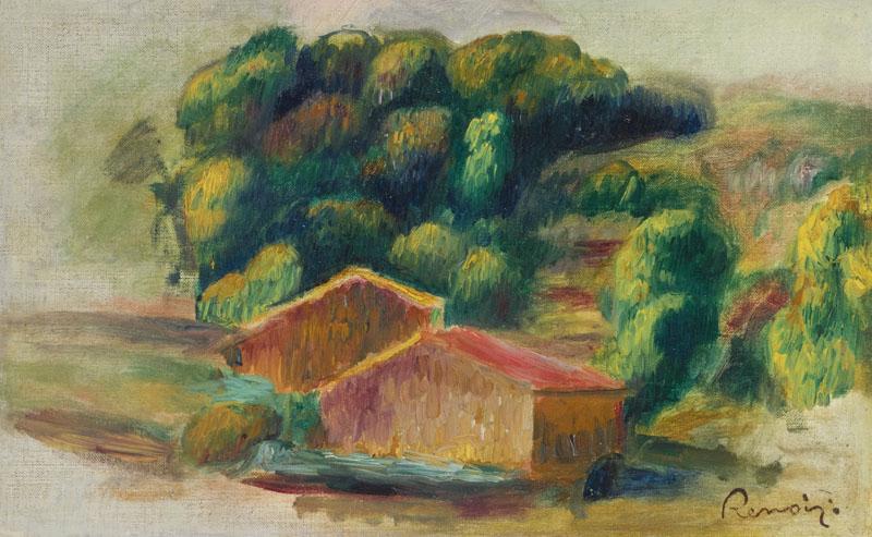 Pierre-Auguste Renoir-Paysage, maisons