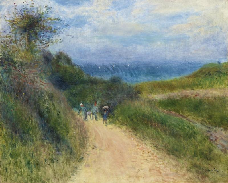 Pierre-Auguste Renoir-Route a Berneval