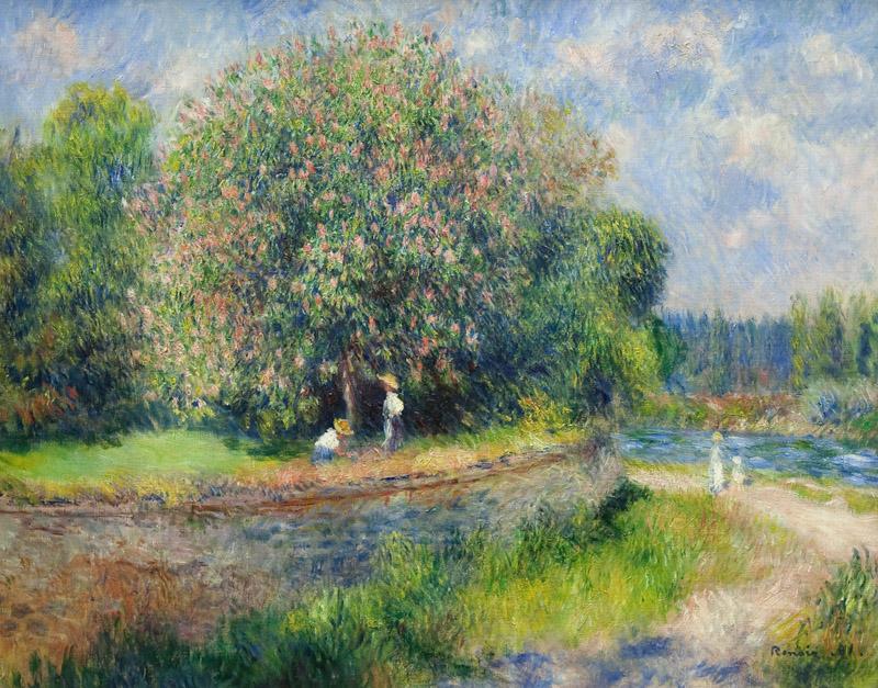 Pierre-Auguste Renoir - Chestnut Tree in Bloom