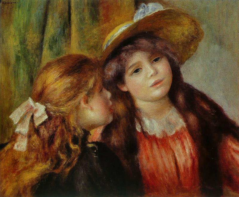 Pierre-Auguste Renoir - Deux fillettes