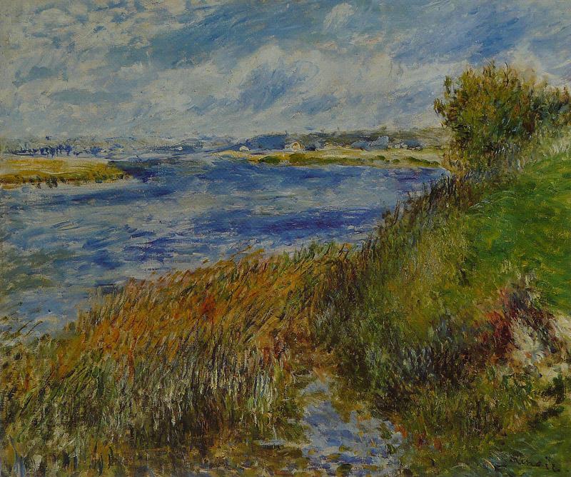 Pierre-Auguste Renoir - La Seine a Champrosay