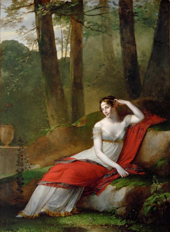 Pierre-Paul Prudhon (1758-1823) -- Empress Josephine (1763-1814) in the Gardens