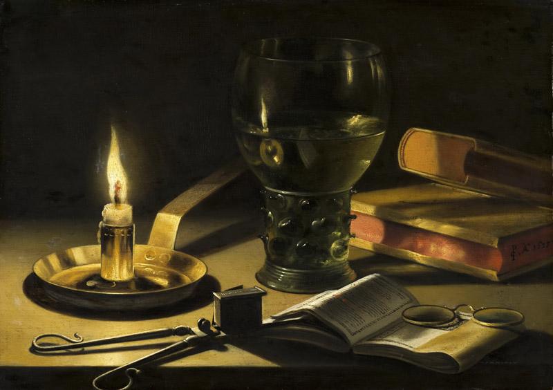 Pieter Claesz - Still Life with Lighted Candle