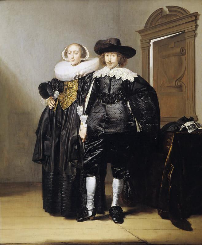 Pieter Codde - Portrait of a Betrothed Couple
