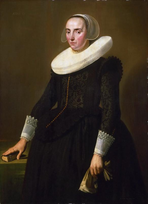 Pieter Dubordieu, Dutch (active Leiden and Amsterdam), born 1609-10, still active 1678 -- Portrait of Jeanne de Planque