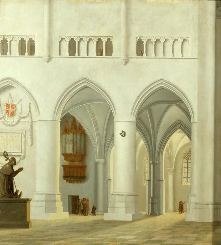 Pieter Jansz. Saenredam (1597-1665) -- Interior of the Church