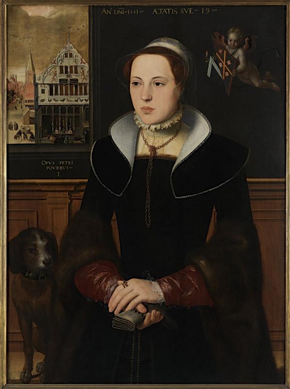 Pieter Pourbus - Portrait of Jacquemyne Buuck