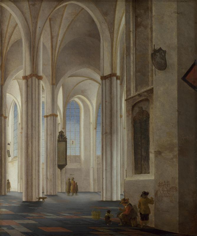 Pieter Saenredam - The Interior of the Buurkerk at Utrecht