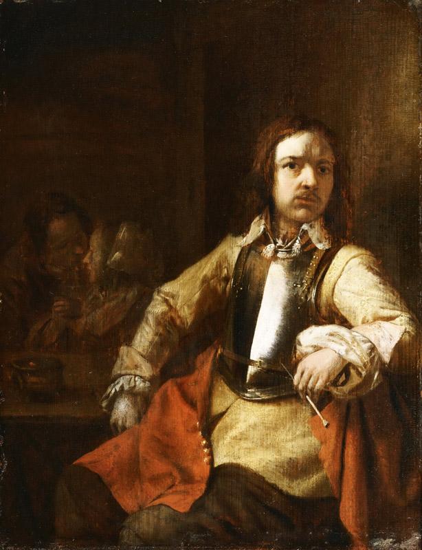 Pieter de Hooch, Dutch (active Delft and Amsterdam), 1629-1684 -- Soldier Smoking