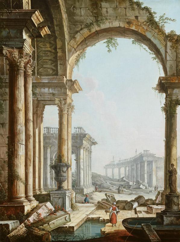 Pietro Bellotti - Capriccio with Ruins