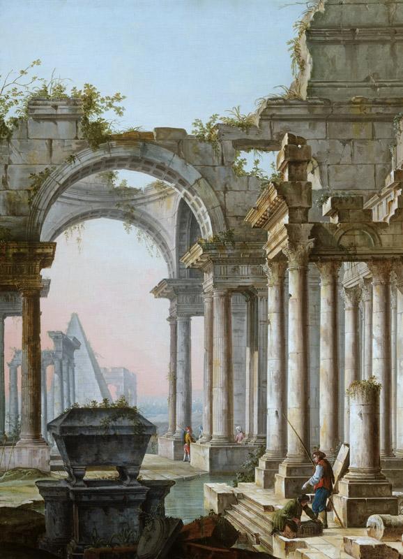 Pietro Bellotti - Capriccio with Ruins2