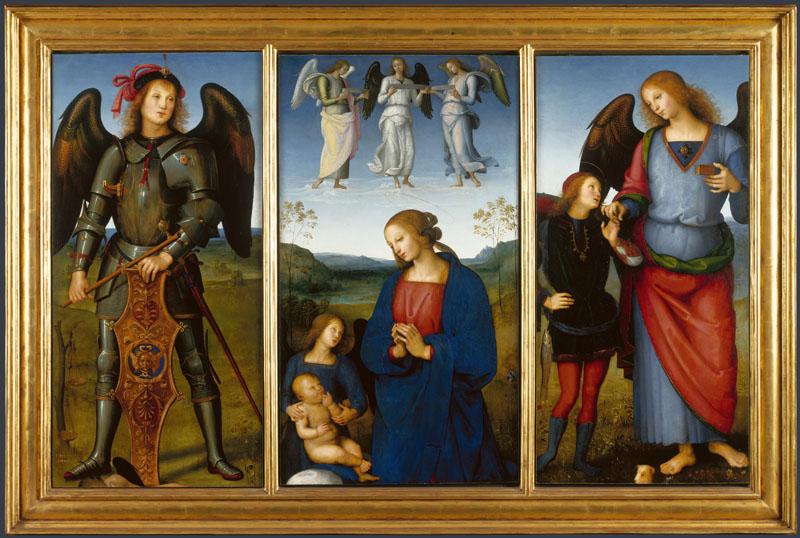 Pietro Perugino - Three Panels from an Altarpiece, Certosa