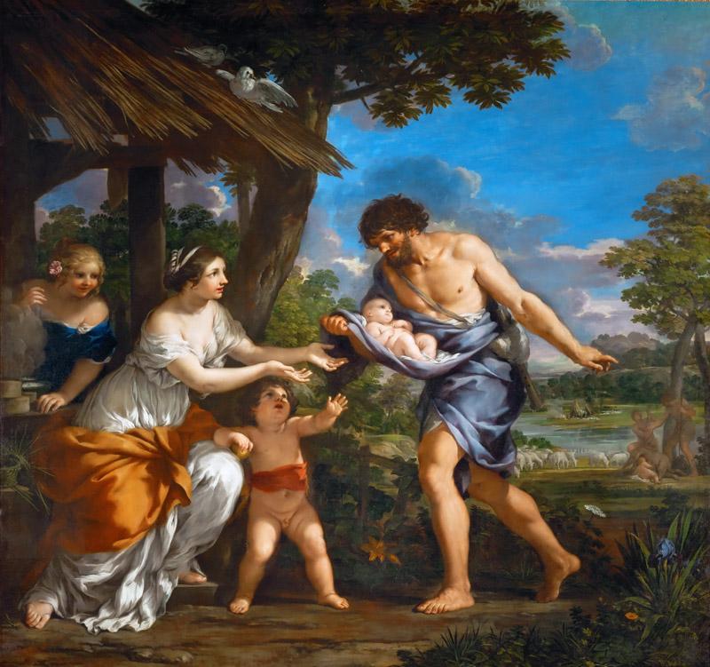 Pietro da Cortona (1596-1669) -- Romulus and Remus found by Faustus