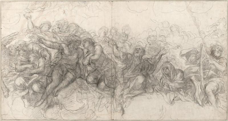 Pietro da Cortona (1596-1669)-Abraham and Isaac, Adam and Eve, N